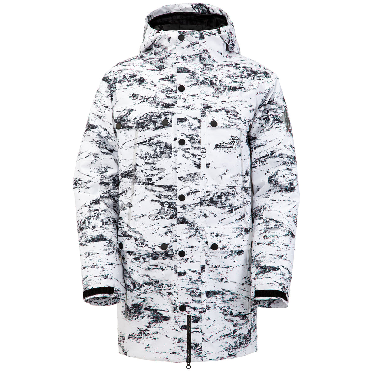 Spyder Field GORE-TEX Jacket Granite Print White