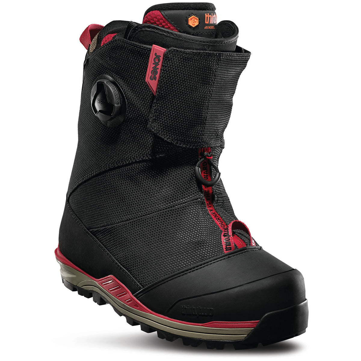 thirtytwo Jones MTB Snowboard Boots 2020 Black/Tan/Red