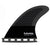 Futures Legacy QD2 4.15 Flat Large Quad Fin Pair Dark Grey/Black
