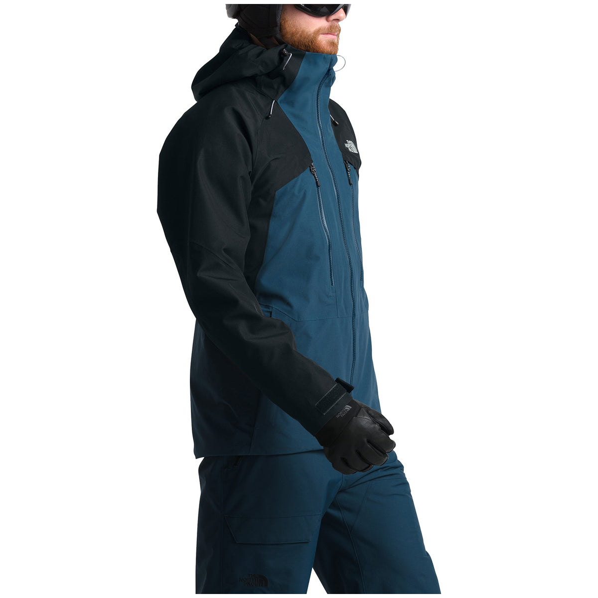 The North Face Powderflo Jacket Blue Wing Teal/TNF Black