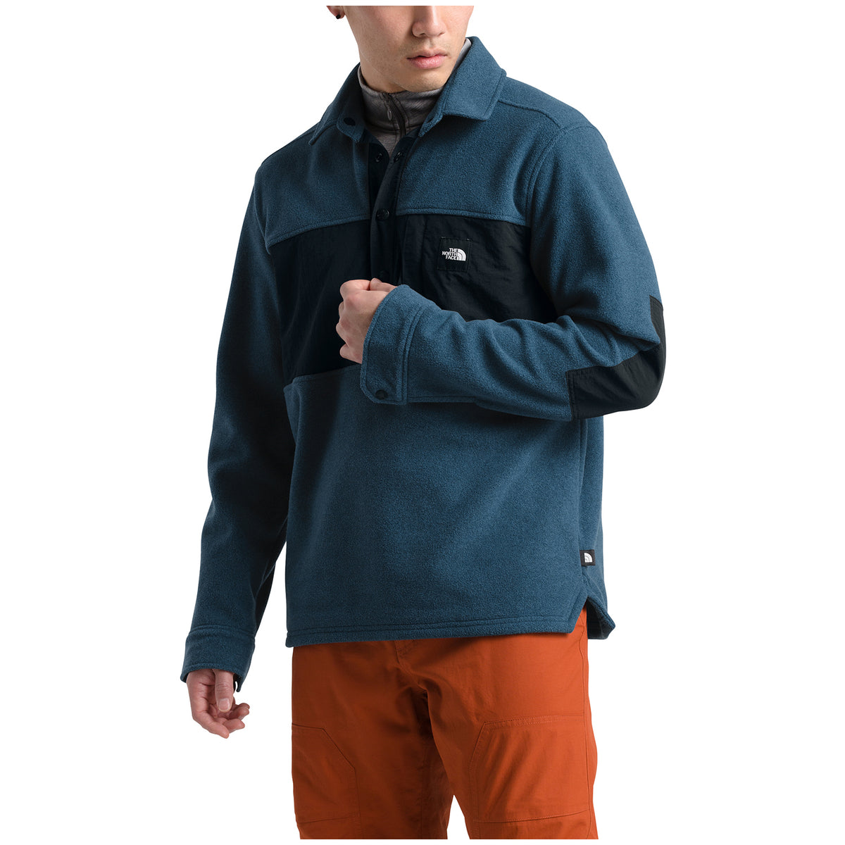 The North Face Davenport Pullover Blue Wing Teal/Tnf Black