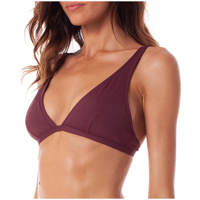 Rhythm Islander Tall Tri Bikini Top - Women's Brandy