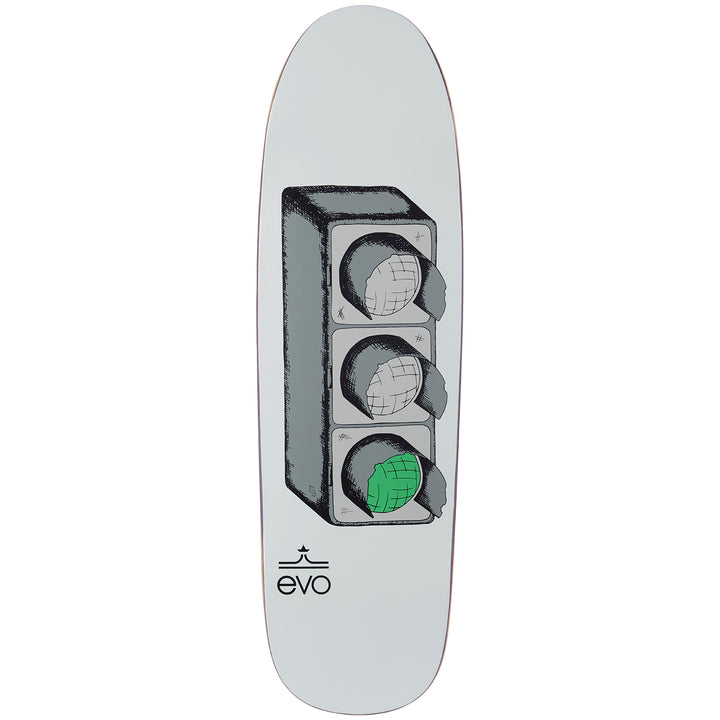 evo Stoplight Shaped 8.75 Skateboard Deck