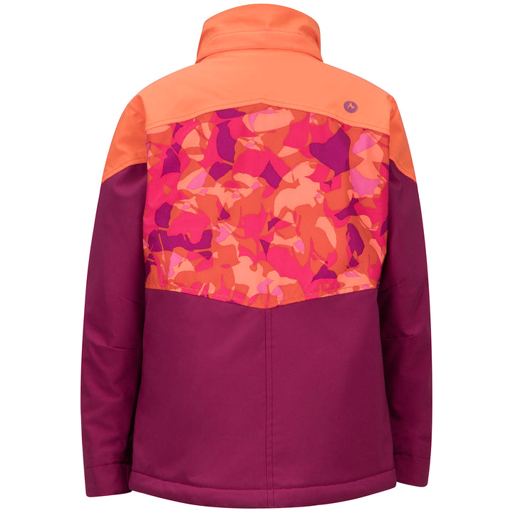 Marmot Elise Jacket - Girls' Purple Berry/Nasturtium