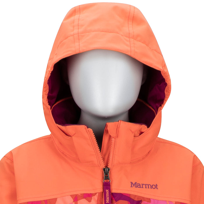 Marmot Elise Jacket - Girls' Purple Berry/Nasturtium