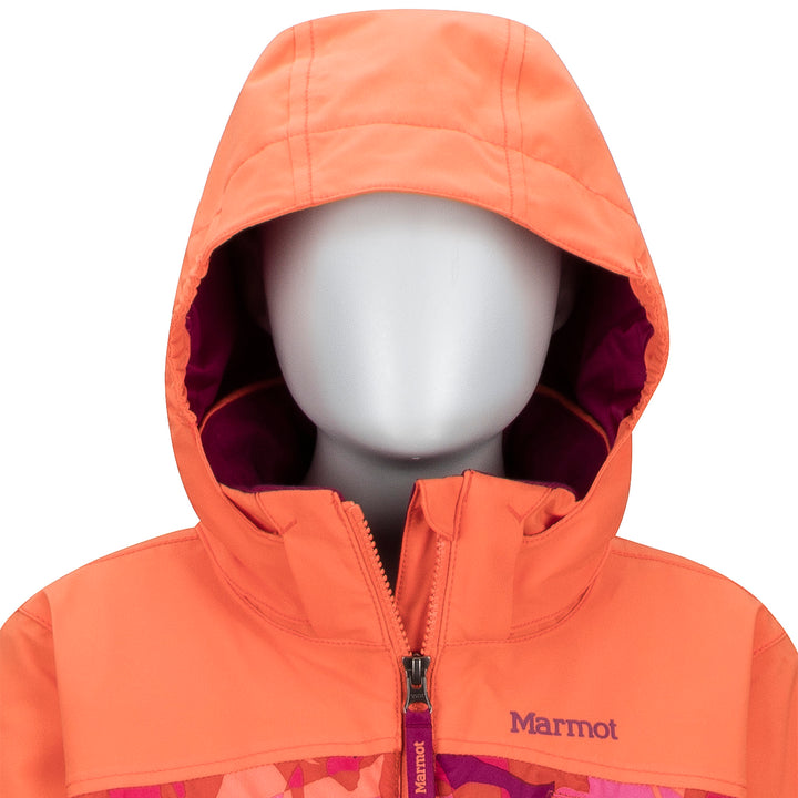 Marmot Elise Jacket - Girls' Purple Berry/Nasturtium