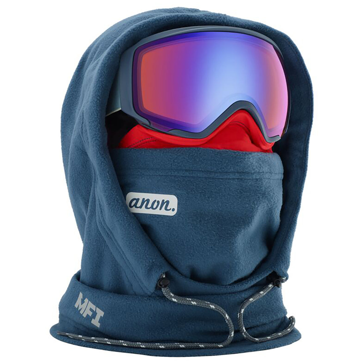Anon MFI Fleece Helmet Hood - Women's Gray.