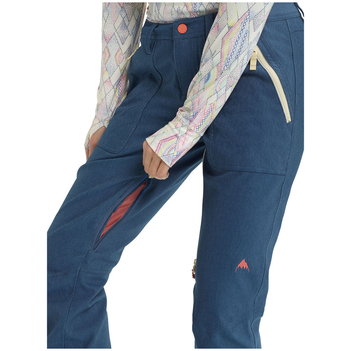 Burton Vida Stretch Denim Pants - Women's Light Denim