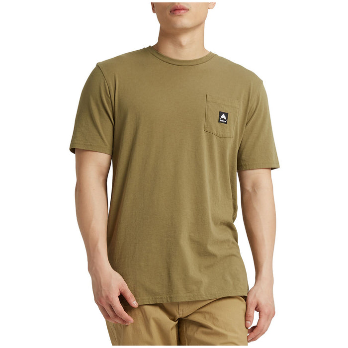 Burton Colfax Organic Pocket T-Shirt Martini Olive
