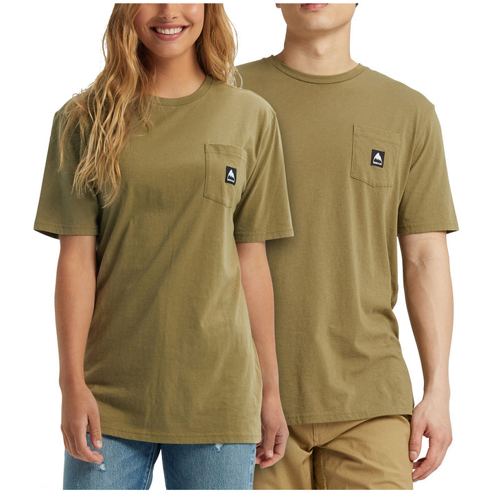 Burton Colfax Organic Pocket T-Shirt Martini Olive