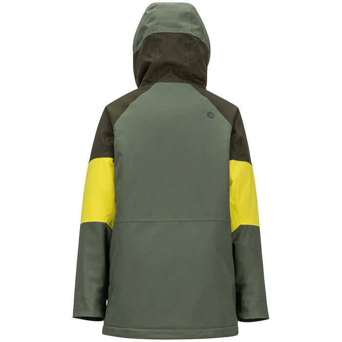 Marmot Gold Star Jacket - Boys' Crocodile/Rosin Green