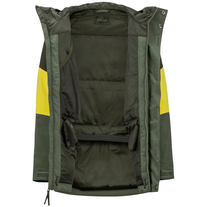 Marmot Gold Star Jacket - Boys' Crocodile/Rosin Green