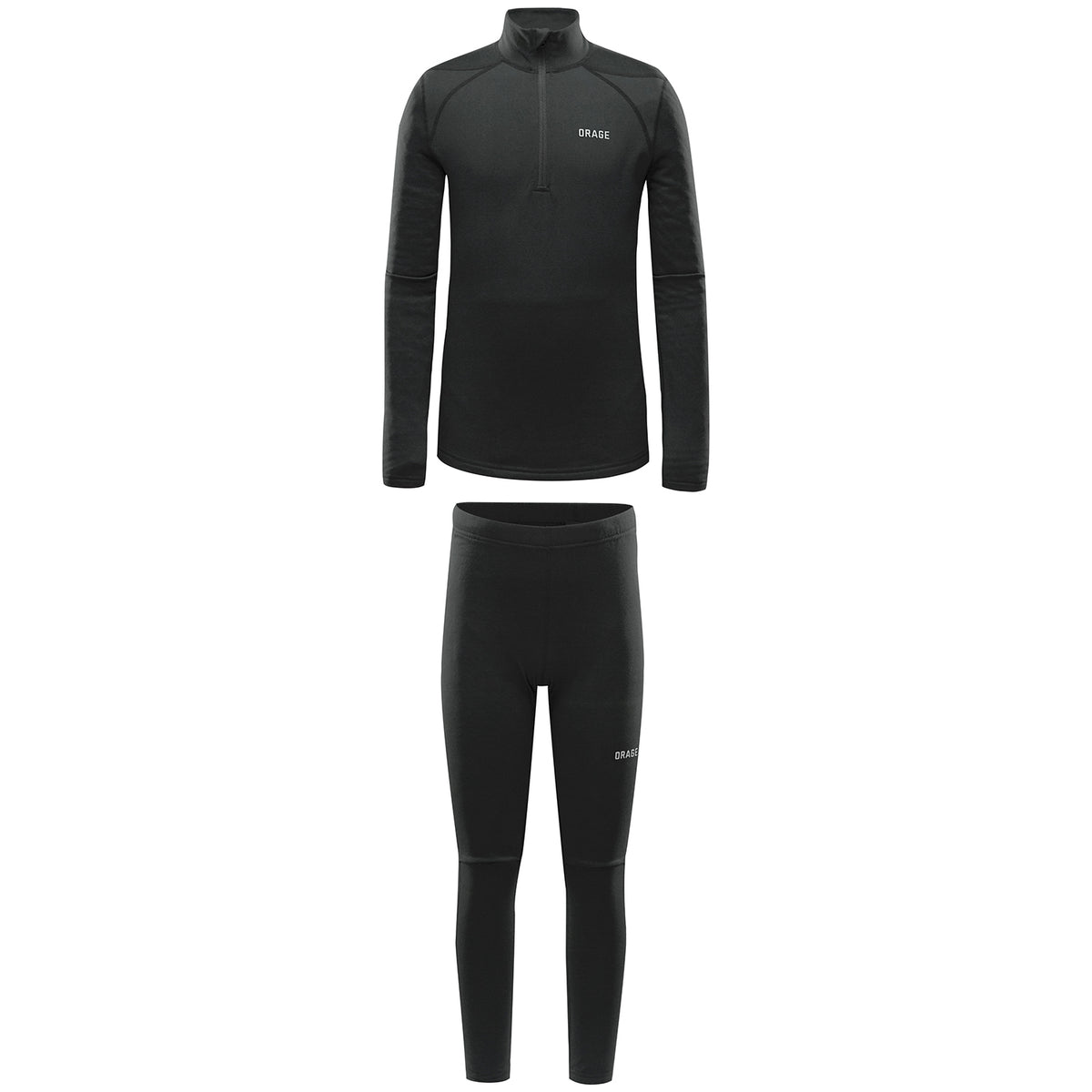 Orage Mic Mac Base Layer Set - Kids' Black
