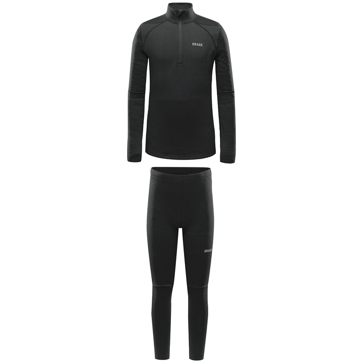 Orage Mic Mac Base Layer Set - Kids' Black