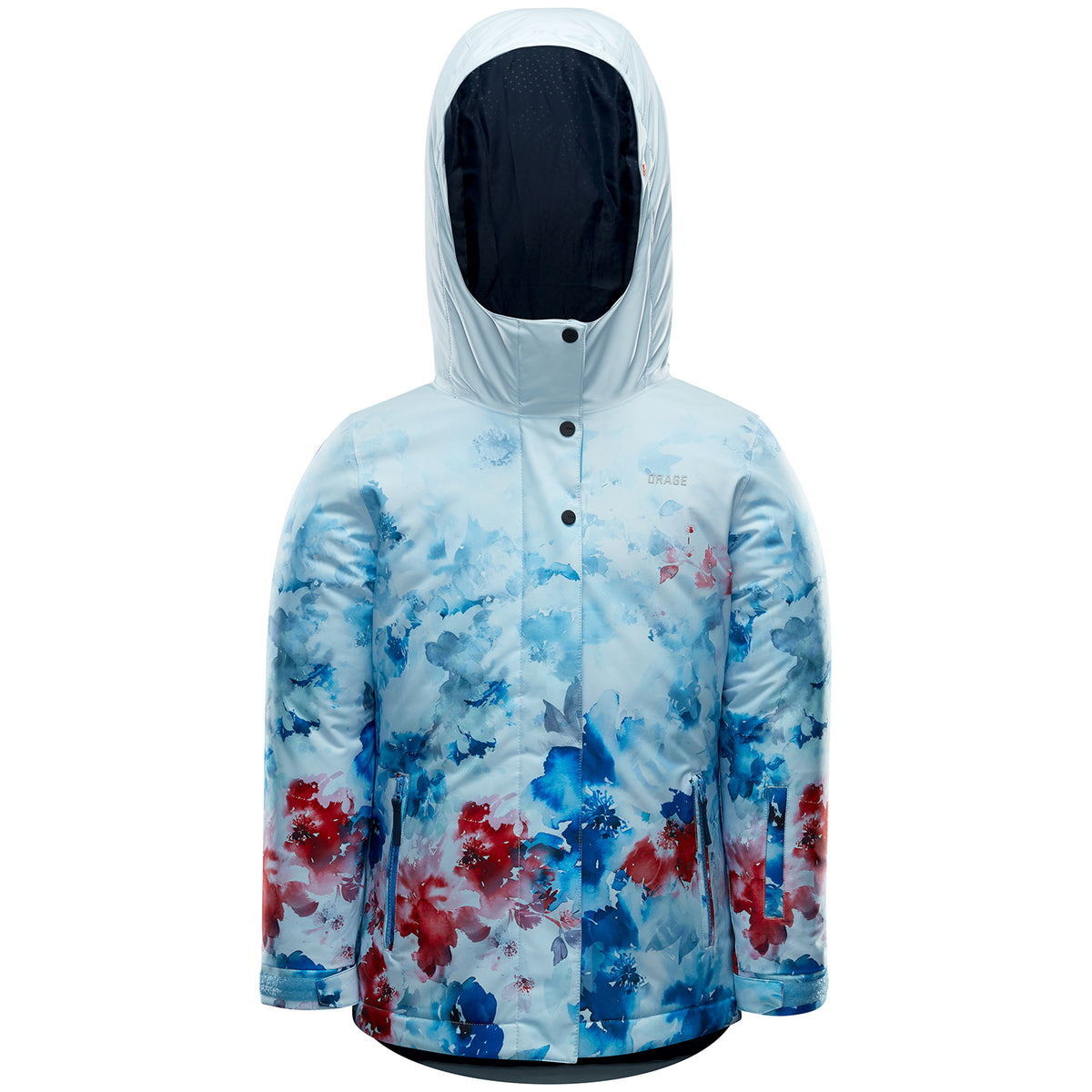 Orage Simone Jacket - Girls' Navy Flower Print