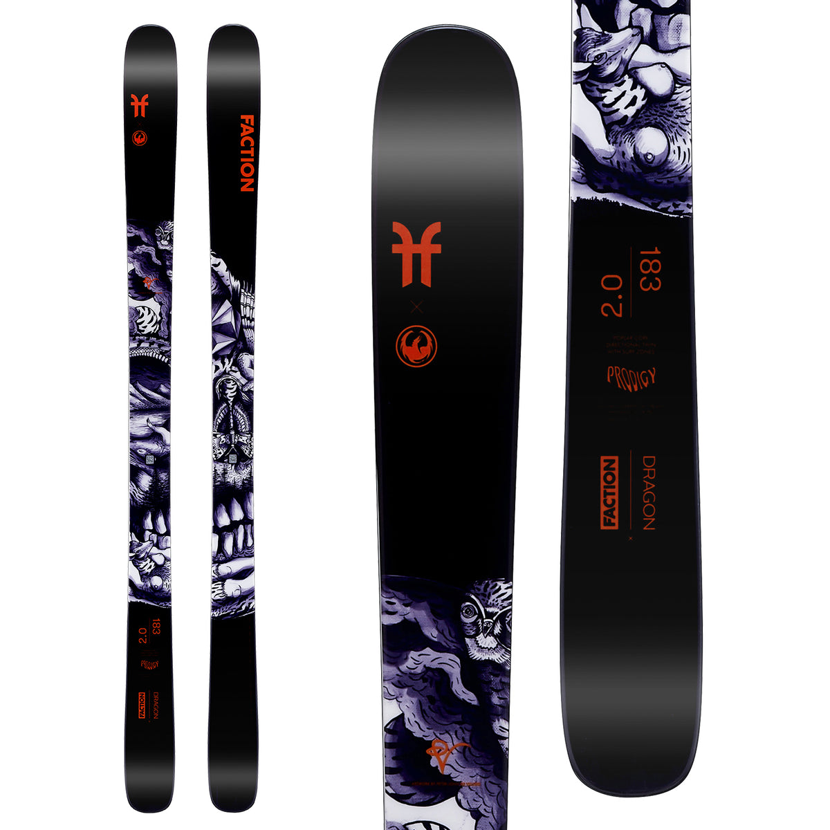 Faction Prodigy 2.0 Collab Skis 2020
