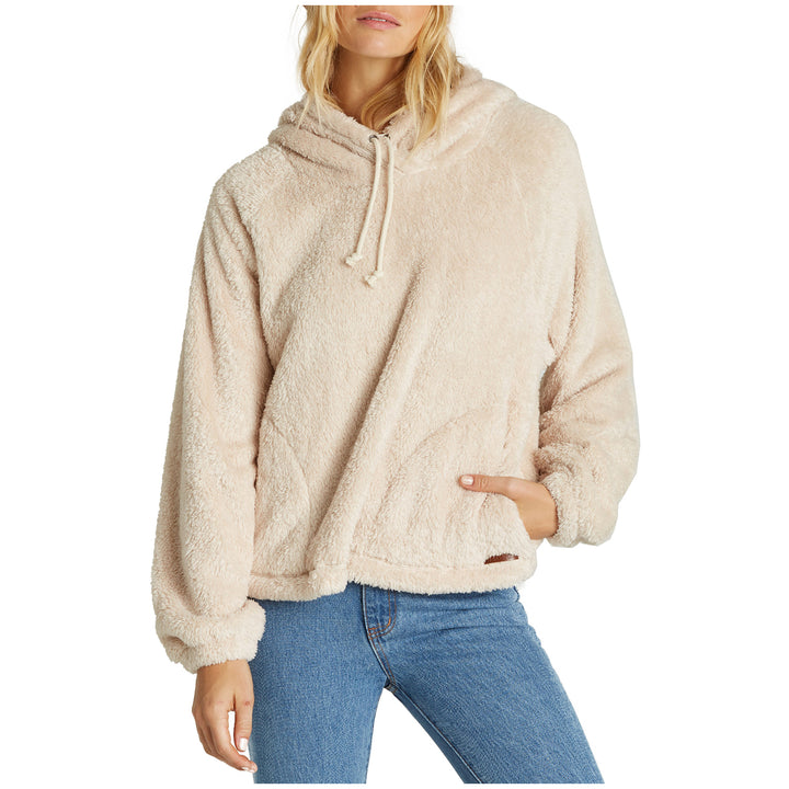 Billabong Warm Regards Sherpa Hoodie - Women's White Cap