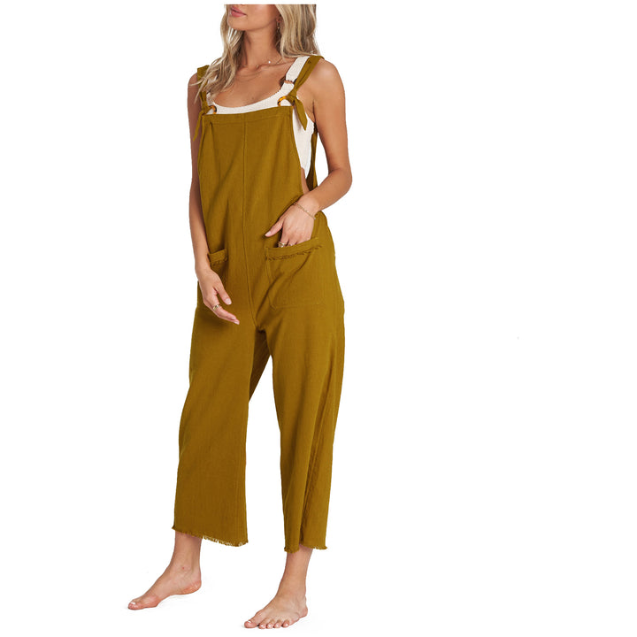 Billabong Run Wild Overalls - Women's Moss
