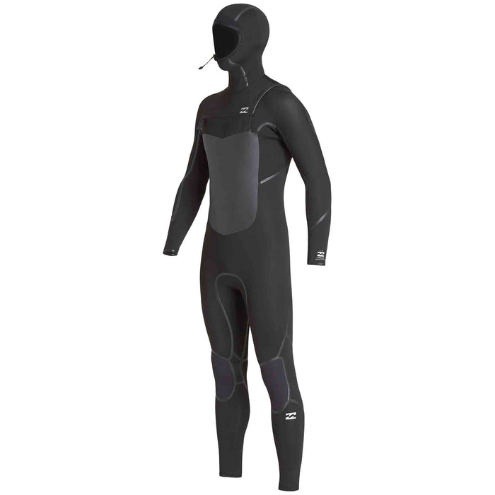 Billabong 5/4 Absolute X Chest Zip Hooded Wetsuit Black