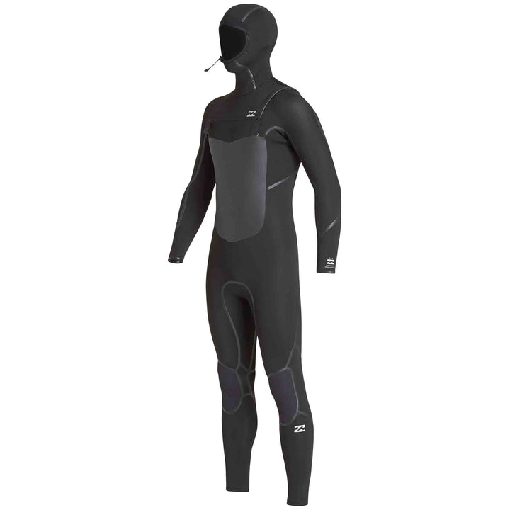 Billabong 5/4 Absolute X Chest Zip Hooded Wetsuit Black