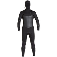 Billabong 5/4 Absolute X Chest Zip Hooded Wetsuit Black::Black