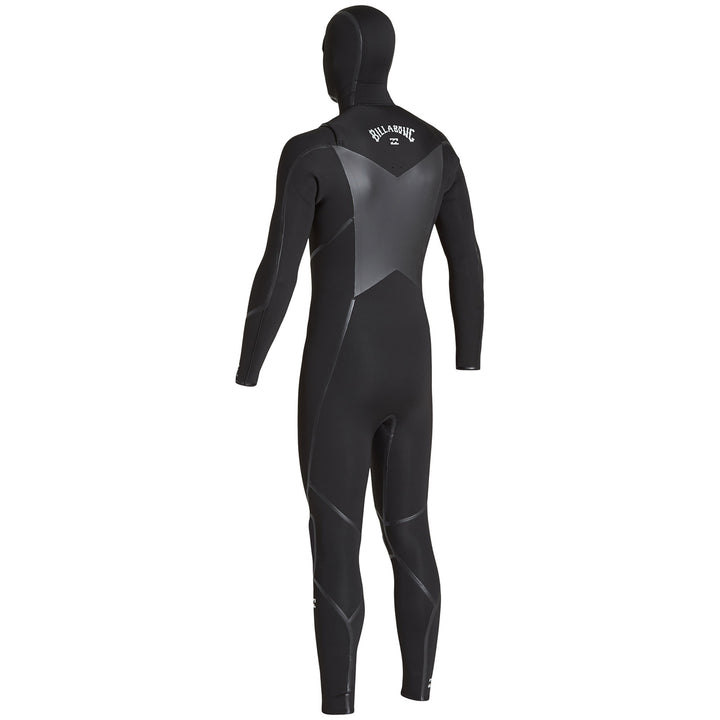 Billabong 5/4 Absolute X Chest Zip Hooded Wetsuit Black