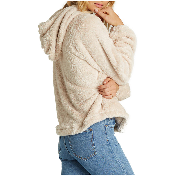 Billabong Warm Regards Sherpa Hoodie - Women's White Cap