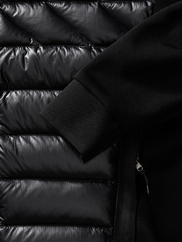 Holden Hybrid Down Zip Jacket Black