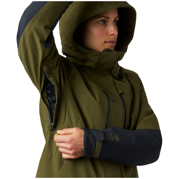 Mountain Hardwear FireFall/2™ Insulated Jacket - Women's Combat Green