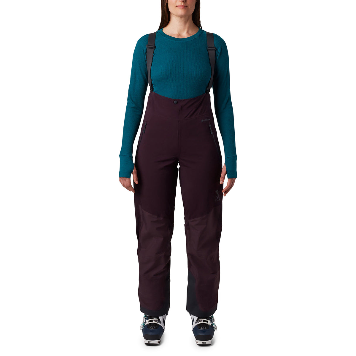 Mountain Hardwear High Exposure GORE-TEX C-Knit Bibs - Women's Darkest Dawn