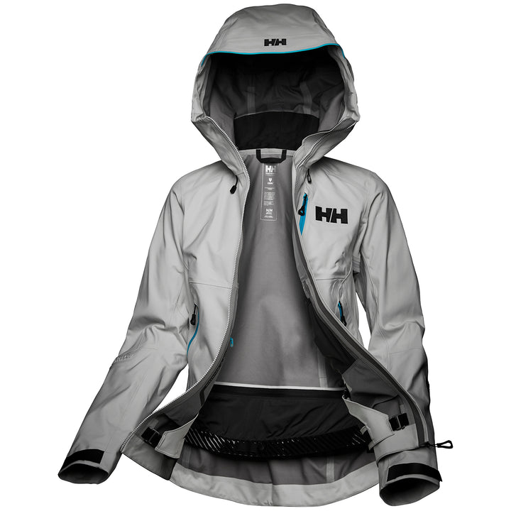 Helly Hansen Odin Mountain 3L Shell Jacket - Women's Grey Fog