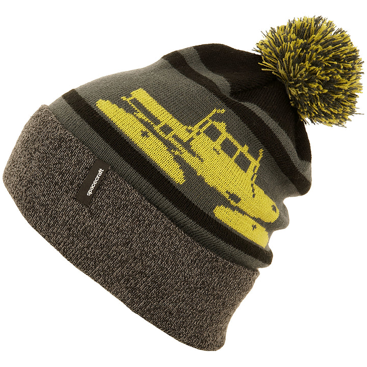 Spacecraft Snowcat Pom Beanie Lime