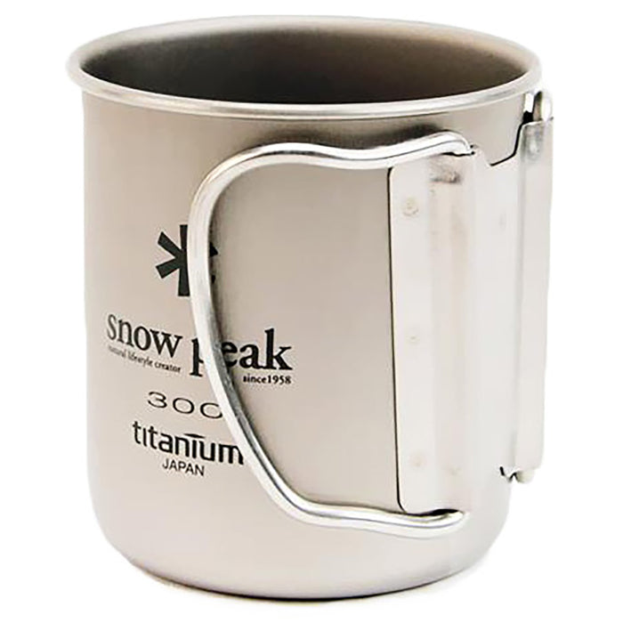 Snow Peak 300ml Titanium Single-Walled Cup Titanium