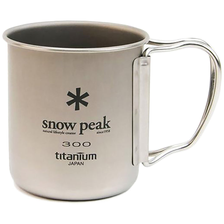 Snow Peak 300ml Titanium Single-Walled Cup Titanium