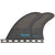 Futures Honeycomb QD2 3.75 Small Quad Fin Pair Smoke/Blue