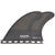 Futures Honeycomb QD2 4.15 Large Quad Fin Pair Smoke/Black/White
