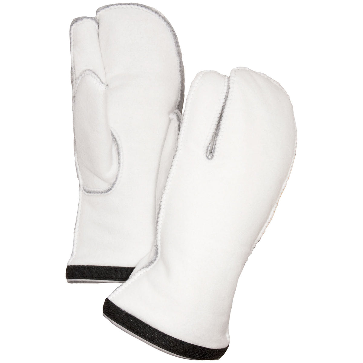 Hestra Heli Ski 3-Finger Liners Off White