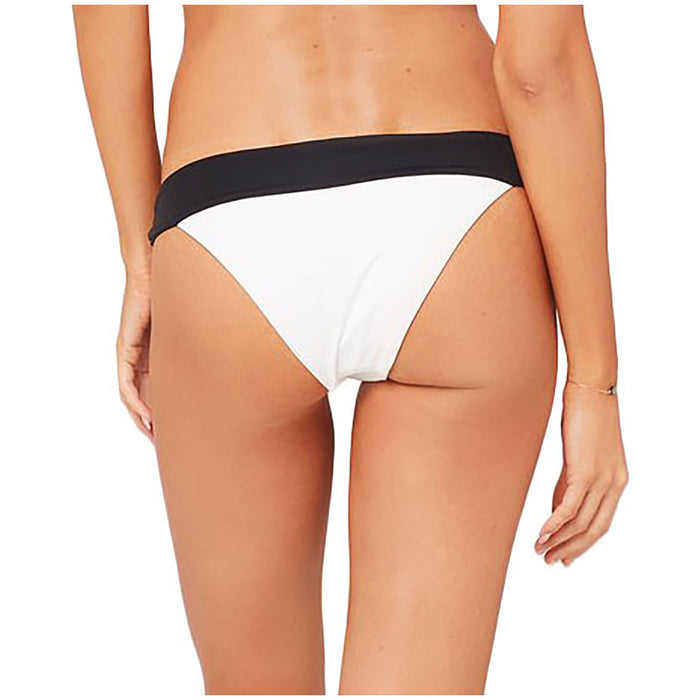 L*Space Veronica Classic Bikini Bottoms - Women's Black/White