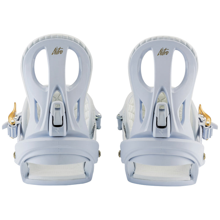 Nitro Rhythm Snowboard Bindings - Women's 2021 White Gold