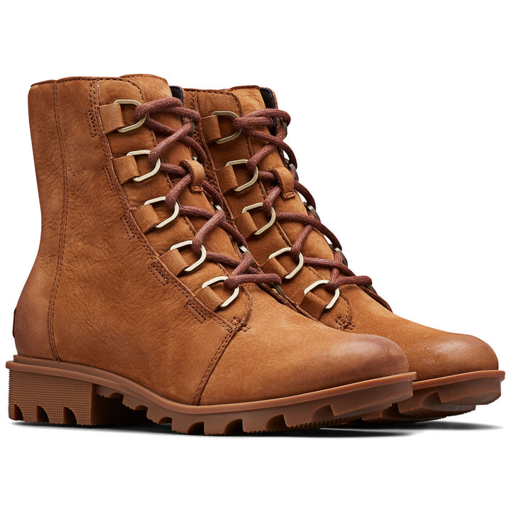 Sorel Phoenix Short Lace Boots - Women's Camel Brown
