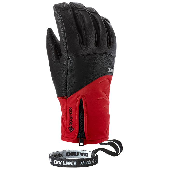 Oyuki Kana GORE-TEX Glove - Women's Black/Haute Red