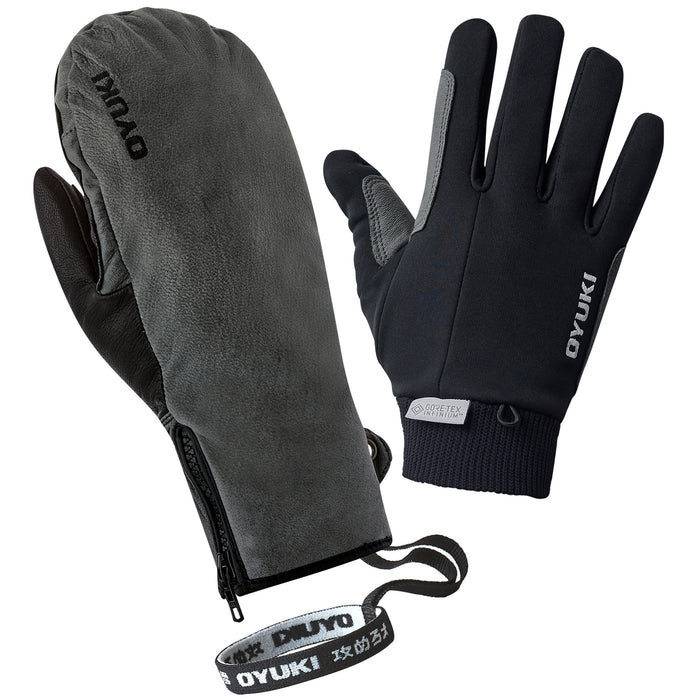 Oyuki Haika 3-in-1 Mitts Anthracite Gray
