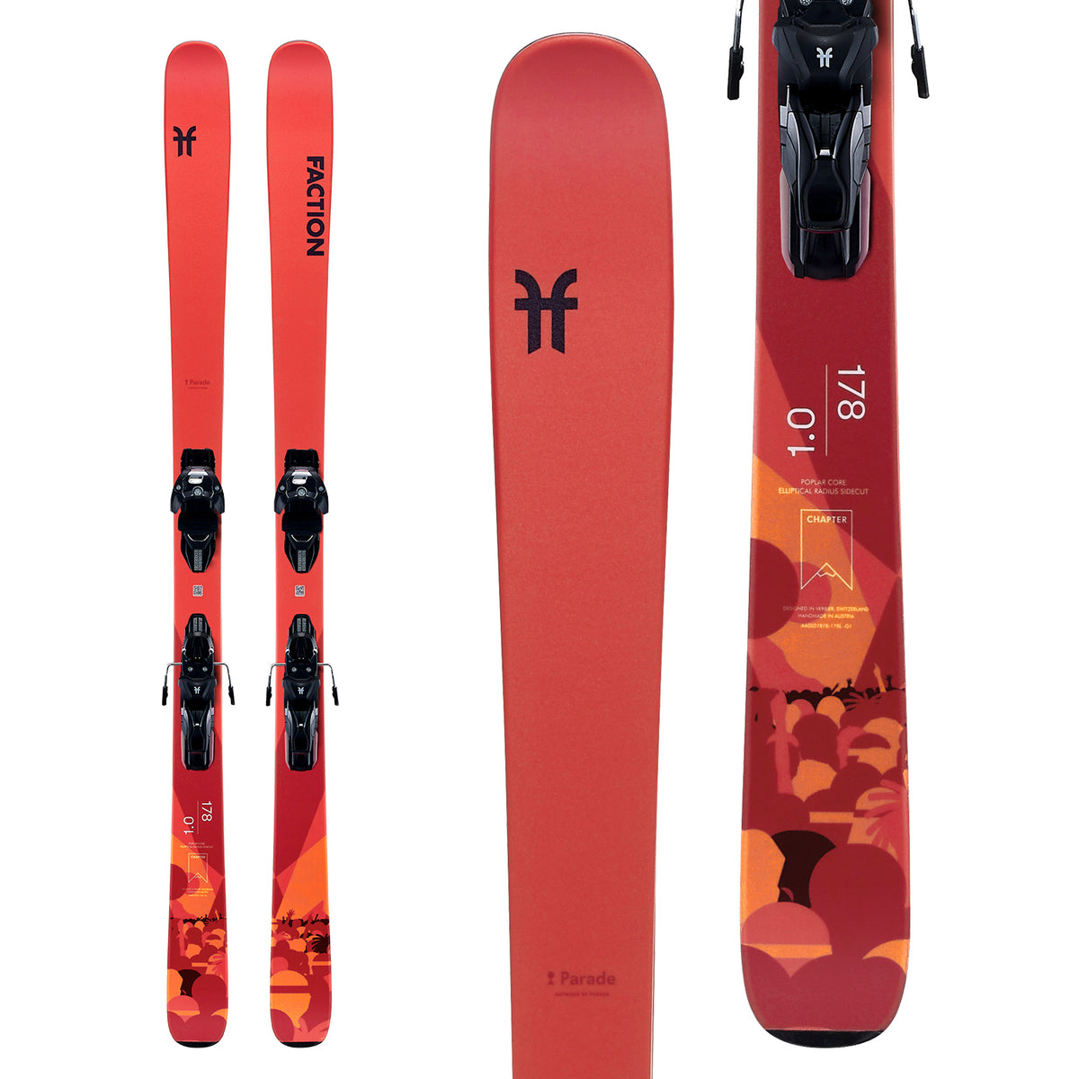 Faction Chapter 1.0 Skis + Warden MNC 11 Bindings 2020