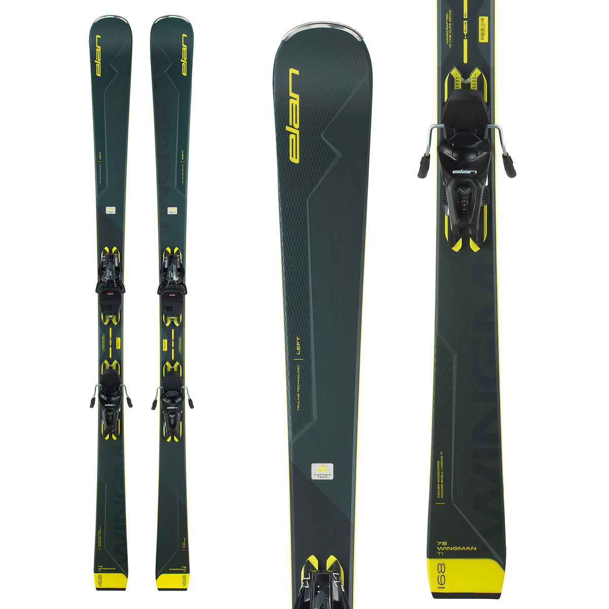 Elan Wingman 78 Ti Skis + PS ELS 11.0 GW Bindings 2020