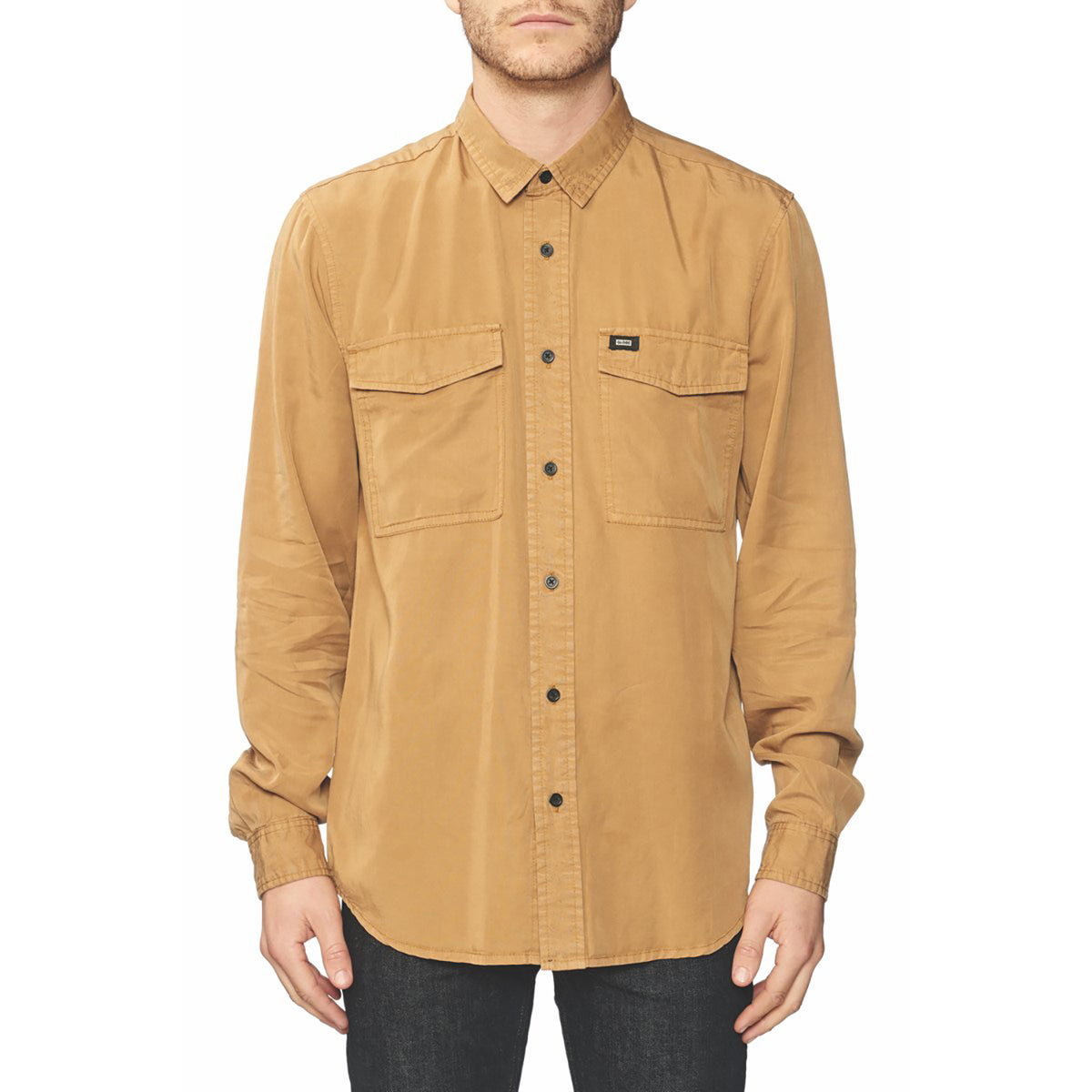 Globe Bowie Long-Sleeve Shirt Pecan