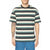 Globe Montage Stripe T-Shirt Shell