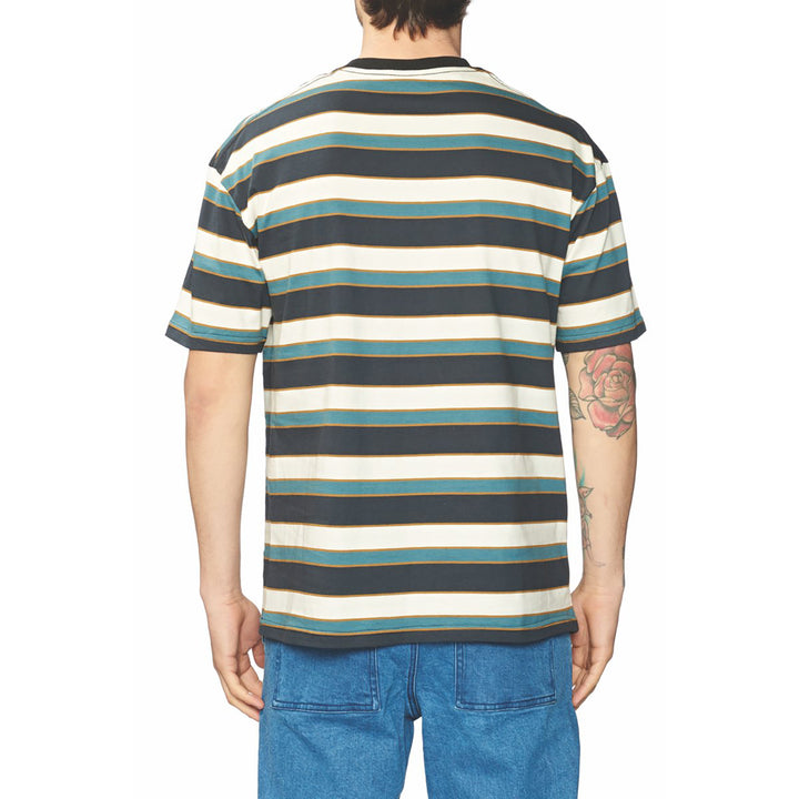 Globe Montage Stripe T-Shirt Shell