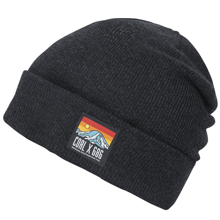 Coal x 686 The Paradise Beanie Charcoal Marl