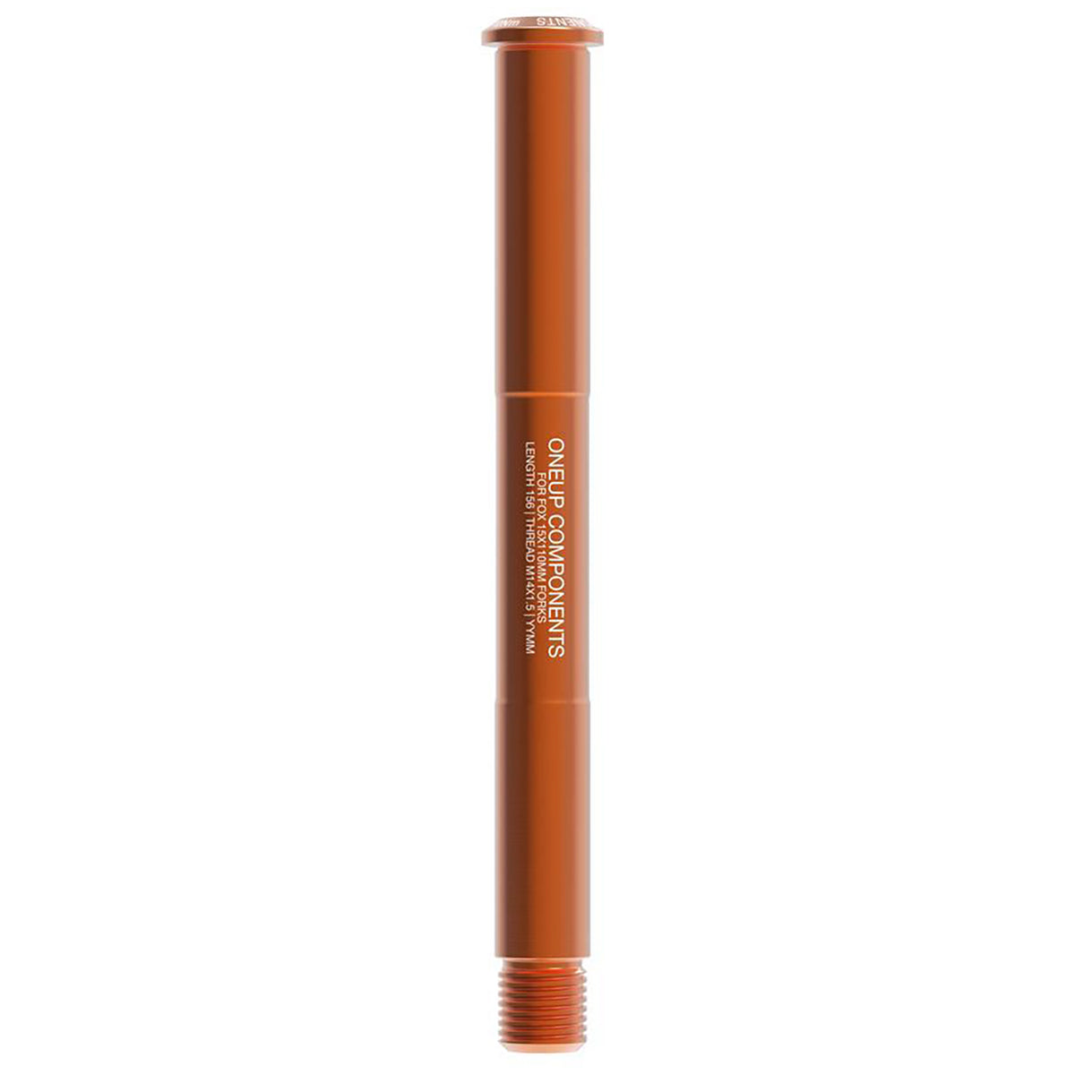 OneUp Components Bolt On Front Axle Orange