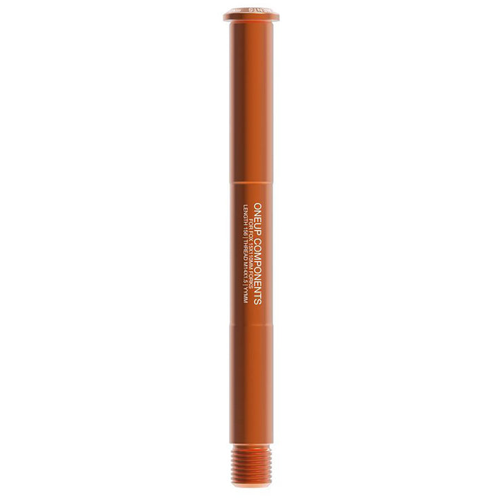 OneUp Components Bolt On Front Axle Orange